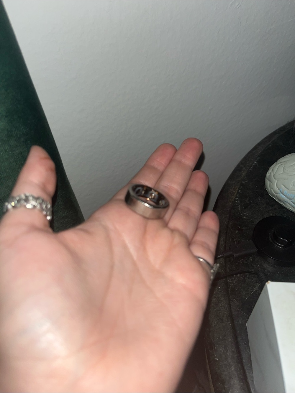 Silver Size 9 Oura Ring Generation 3